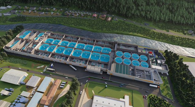 Hima Seafood land-based feeding