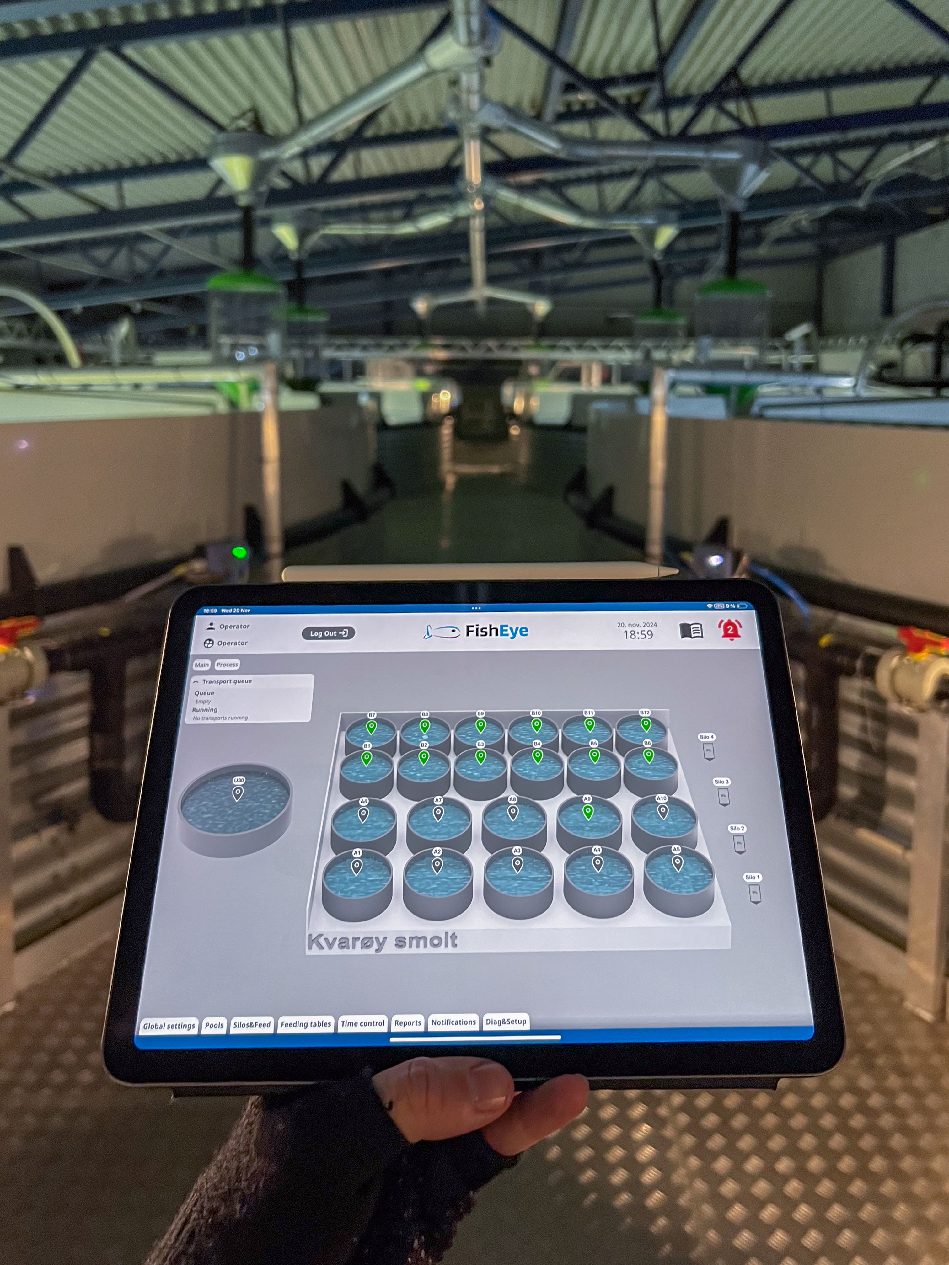 Kvar&oslash;y Arctic feeding system